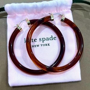 Beautiful Amber/Gold/Silver Hoops